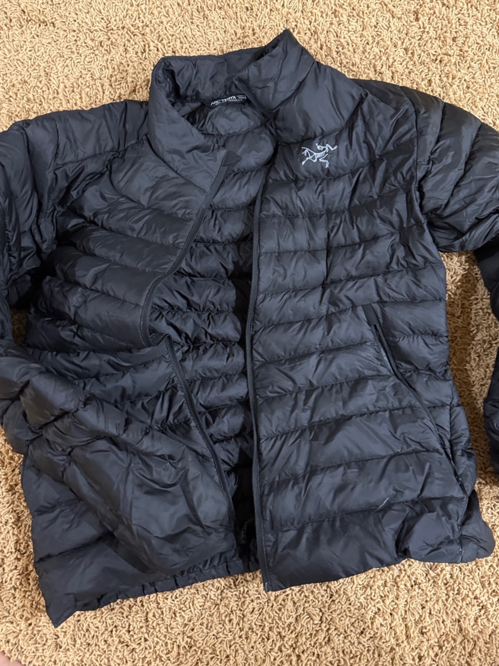 Arc'teryx Women's Black Quilted Down Puffer Jacket